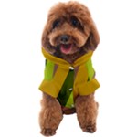 Autumn Harmony Geometric Style Print  Dog Coat