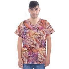 Men s V-Neck Scrub Top 