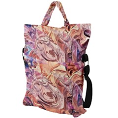 Fold Over Handle Tote Bag 