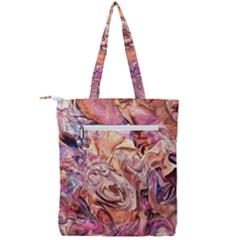 Double Zip Up Tote Bag 