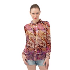 Long Sleeve Chiffon Shirt 