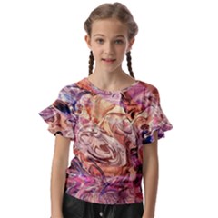 Kids  Cut Out Flutter Sleeves 