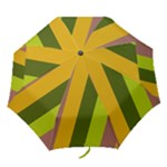 Autmn Stripes Colors Geometric Print Design Folding Umbrellas