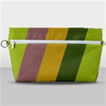 Autmn Stripes Colors Geometric Print Design Handbag Organizer