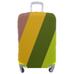 Autmn Stripes Colors Geometric Print Design Luggage Cover (Medium)