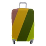 Autmn Stripes Colors Geometric Print Design Luggage Cover (Small)