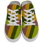 Autmn Stripes Colors Geometric Print Design Half Slippers