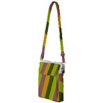 Autmn Stripes Colors Geometric Print Design Multi Function Travel Bag