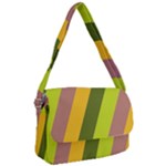 Autmn Stripes Colors Geometric Print Design Courier Bag