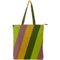 Double Zip Up Tote Bag 