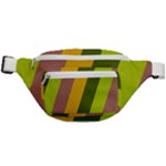 Autmn Stripes Colors Geometric Print Design Fanny Pack