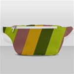 Autmn Stripes Colors Geometric Print Design Waist Bag 