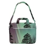 Silhouette Of Aurora Borealis MacBook Pro 13  Shoulder Laptop Bag 