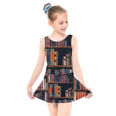 Kids  Skater Dress Swimsuit 