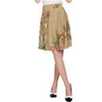 Flowers, Branches, Desenho, Edge, Leaves A-Line Skirt