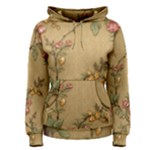 Flowers, Branches, Desenho, Edge, Leaves Women s Pullover Hoodie