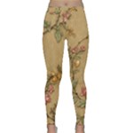 Flowers, Branches, Desenho, Edge, Leaves Classic Yoga Leggings