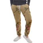 Flowers, Branches, Desenho, Edge, Leaves Men s Jogger Sweatpants