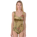 Flowers, Branches, Desenho, Edge, Leaves Princess Tank Leotard 