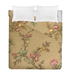 Flowers, Branches, Desenho, Edge, Leaves Duvet Cover Double Side (Full/ Double Size)