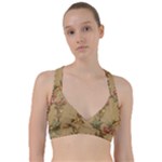 Flowers, Branches, Desenho, Edge, Leaves Sweetheart Sports Bra