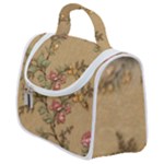 Flowers, Branches, Desenho, Edge, Leaves Satchel Handbag