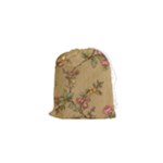 Flowers, Branches, Desenho, Edge, Leaves Drawstring Pouch (XS)