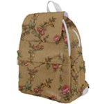 Flowers, Branches, Desenho, Edge, Leaves Top Flap Backpack