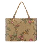 Flowers, Branches, Desenho, Edge, Leaves Medium Tote Bag