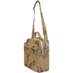 Flowers, Branches, Desenho, Edge, Leaves Crossbody Day Bag