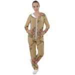 Flowers, Branches, Desenho, Edge, Leaves Women s Tracksuit