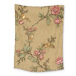 Flowers, Branches, Desenho, Edge, Leaves Medium Tapestry