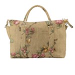 Flowers, Branches, Desenho, Edge, Leaves Carry-on Travel Shoulder Bag