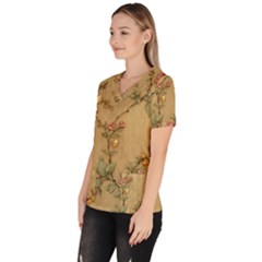 Women s V-Neck Scrub Top 