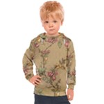 Flowers, Branches, Desenho, Edge, Leaves Kids  Hooded Pullover