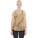 Flowers, Branches, Desenho, Edge, Leaves Piece Up Tank Top