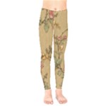 Flowers, Branches, Desenho, Edge, Leaves Kids  Leggings