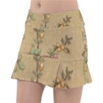 Flowers, Branches, Desenho, Edge, Leaves Classic Tennis Skirt