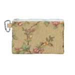 Flowers, Branches, Desenho, Edge, Leaves Canvas Cosmetic Bag (Medium)