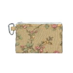 Flowers, Branches, Desenho, Edge, Leaves Canvas Cosmetic Bag (Small)