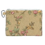 Flowers, Branches, Desenho, Edge, Leaves Canvas Cosmetic Bag (XL)