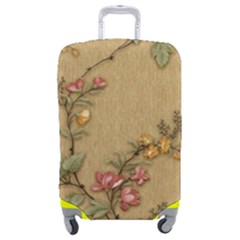 Flowers, Branches, Desenho, Edge, Leaves Luggage Cover (Medium) from ArtsNow.com