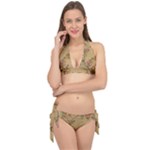 Flowers, Branches, Desenho, Edge, Leaves Tie It Up Bikini Set