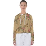 Flowers, Branches, Desenho, Edge, Leaves Women s Slouchy Sweat