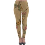 Flowers, Branches, Desenho, Edge, Leaves Lightweight Velour Leggings