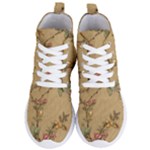 Flowers, Branches, Desenho, Edge, Leaves Women s Lightweight High Top Sneakers