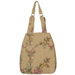 Flowers, Branches, Desenho, Edge, Leaves Center Zip Backpack