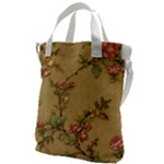 Flowers, Branches, Desenho, Edge, Leaves Canvas Messenger Bag