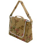 Flowers, Branches, Desenho, Edge, Leaves Box Up Messenger Bag