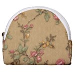 Flowers, Branches, Desenho, Edge, Leaves Horseshoe Style Canvas Pouch